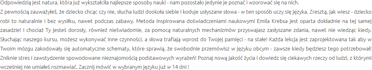Efektywna Metoda Nauki Gdańsk